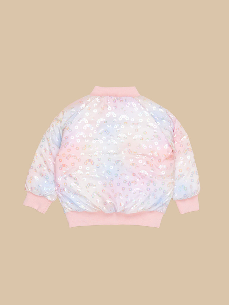 RAINBOW REVERSIBLE BOMBER