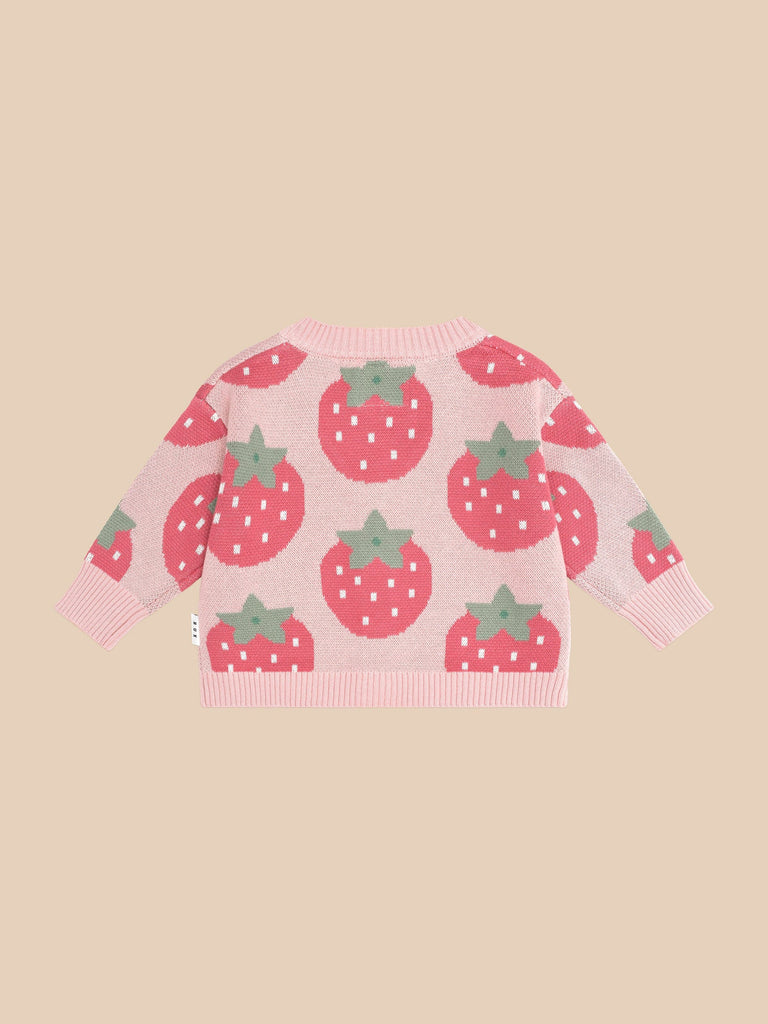 BERRY BOXY CARDI