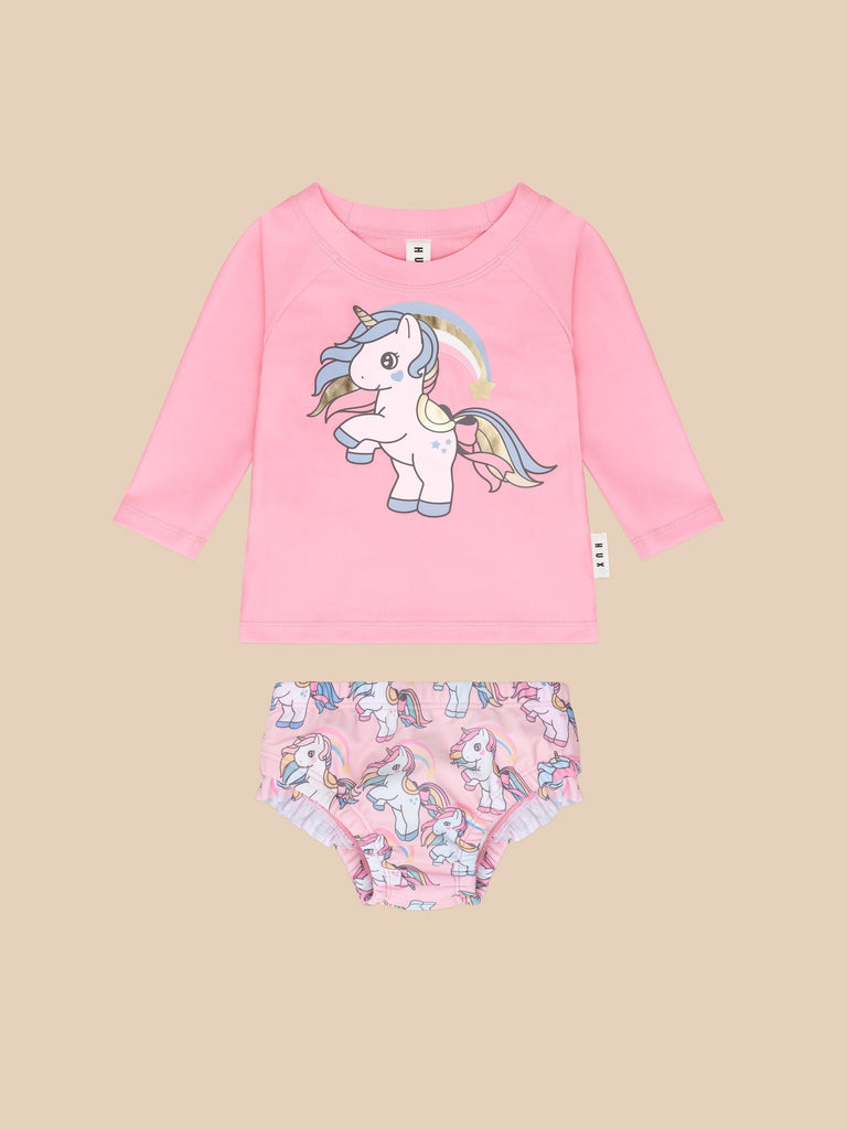 RAINBOW UNICORN SWIM SET