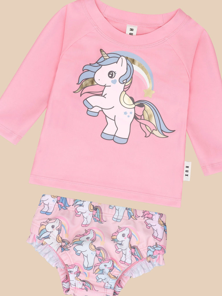 RAINBOW UNICORN SWIM SET