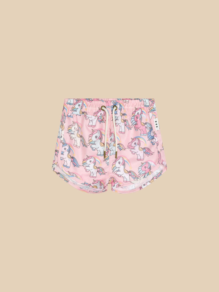 RAINBOW UNICORN SWIM SHORT