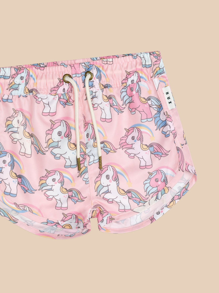 RAINBOW UNICORN SWIM SHORT