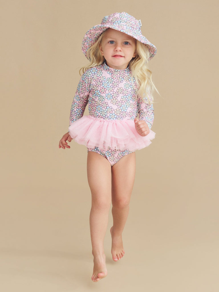 RAINBOW DAISY BALLET SWIMSUIT