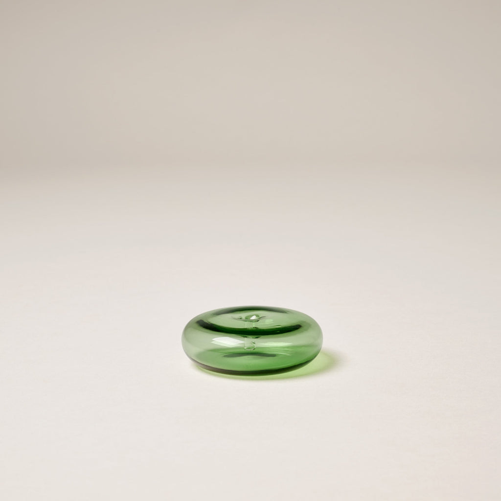 Glass Vessel Incense Holder | Green