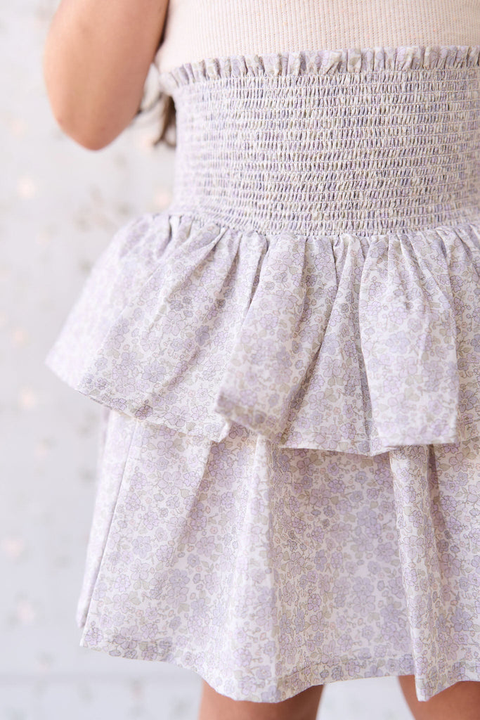 Organic Cotton Samantha Skirt | Chloe Lavender