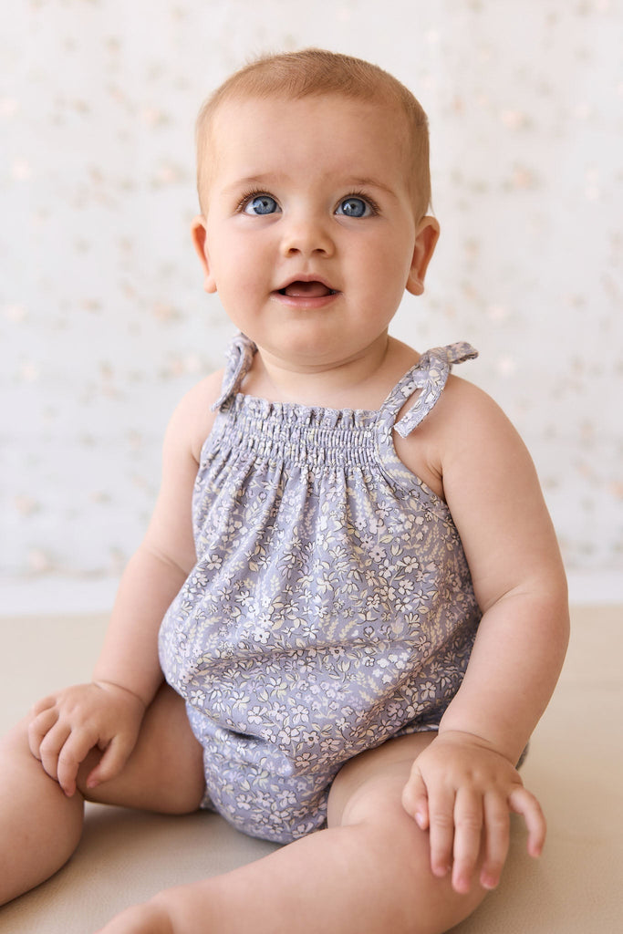 Organic Cotton Cassie Playsuit | April Lilac