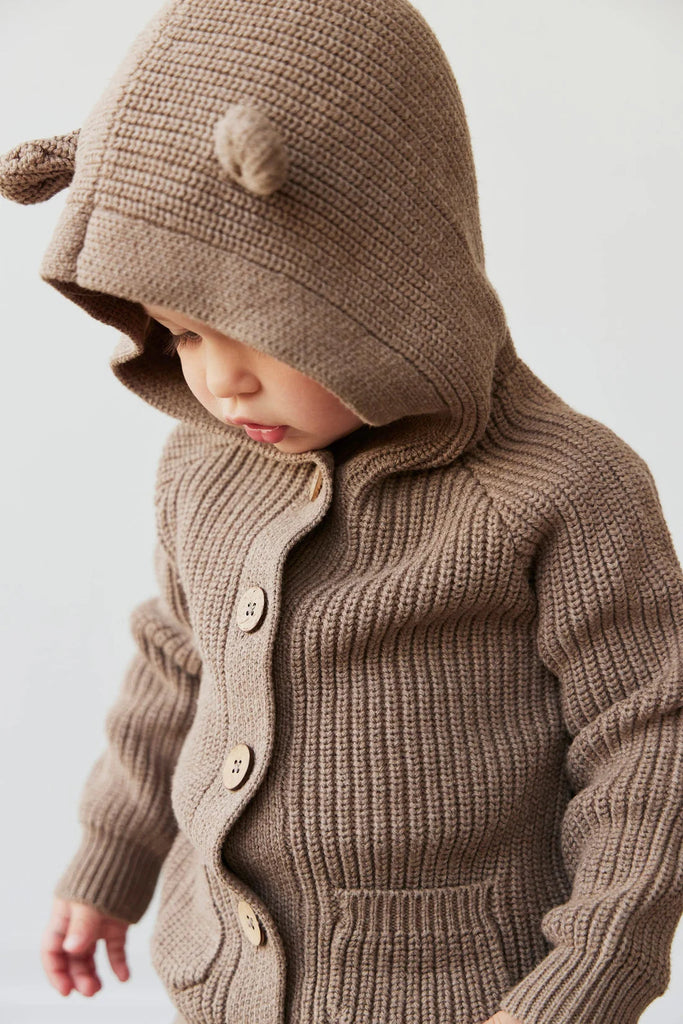 Humphrey Knitted Cardigan | Mouse Marle