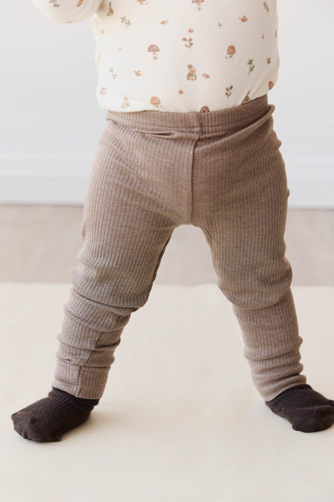 Organic Cotton Modal Legging | Brownie Marle