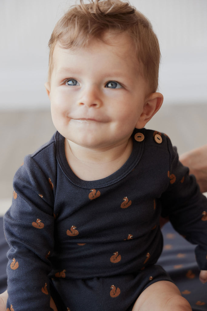 Organic Cotton Fernley Bodysuit | Fox Cubs Constellation