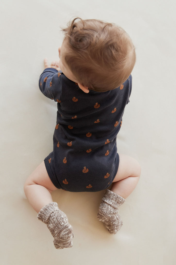 Organic Cotton Fernley Bodysuit | Fox Cubs Constellation