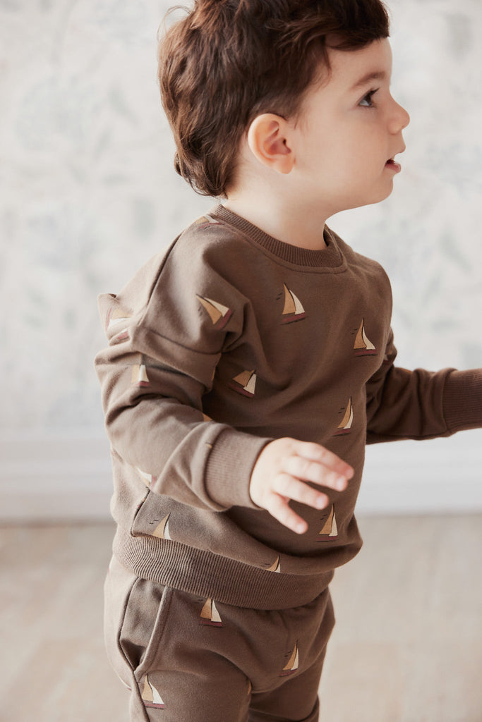 Organic Cotton Kit Sweatshirt / Sail Away