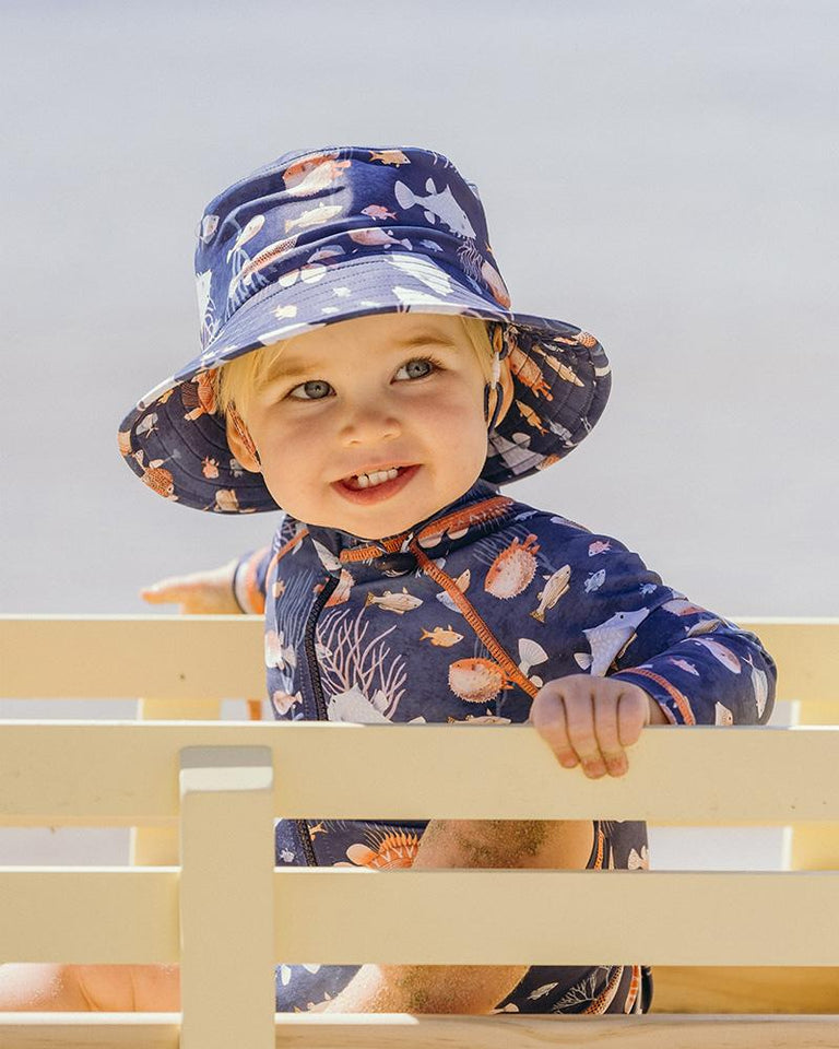 AIDEN PRINT SWIM SUN HAT