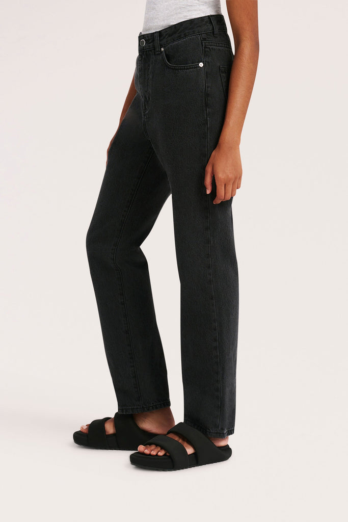 Organic Straight Leg Jean | Black