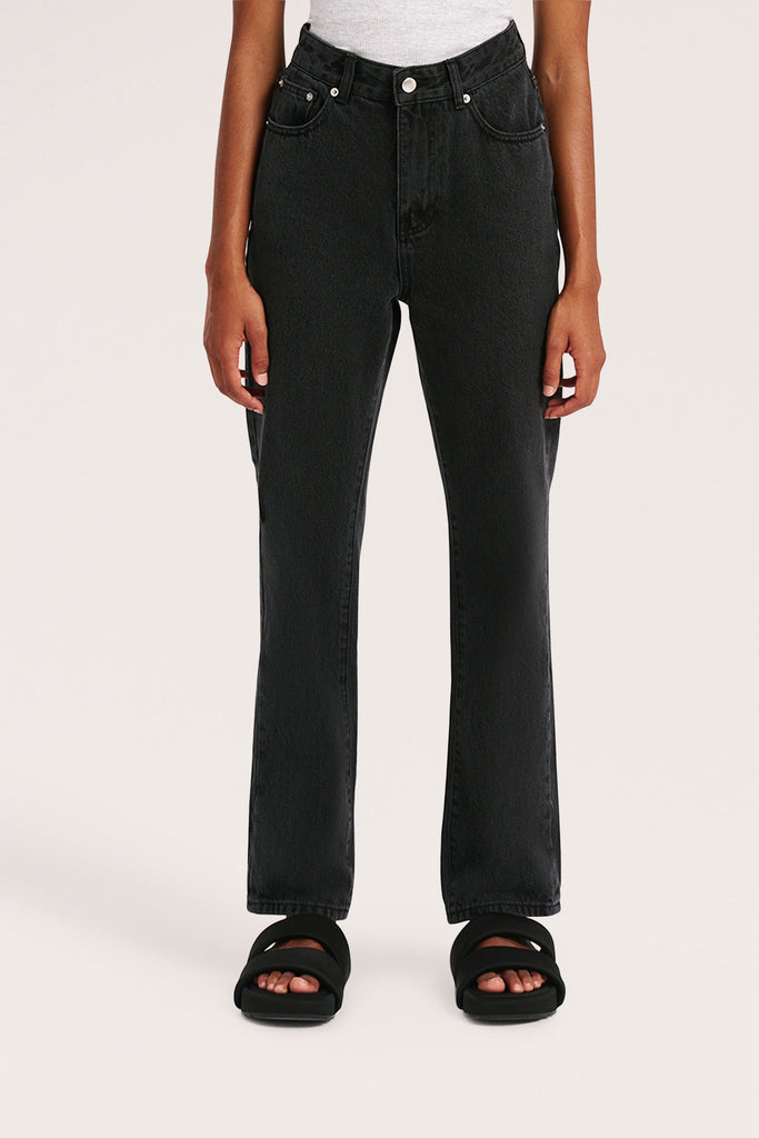 Organic Straight Leg Jean | Black