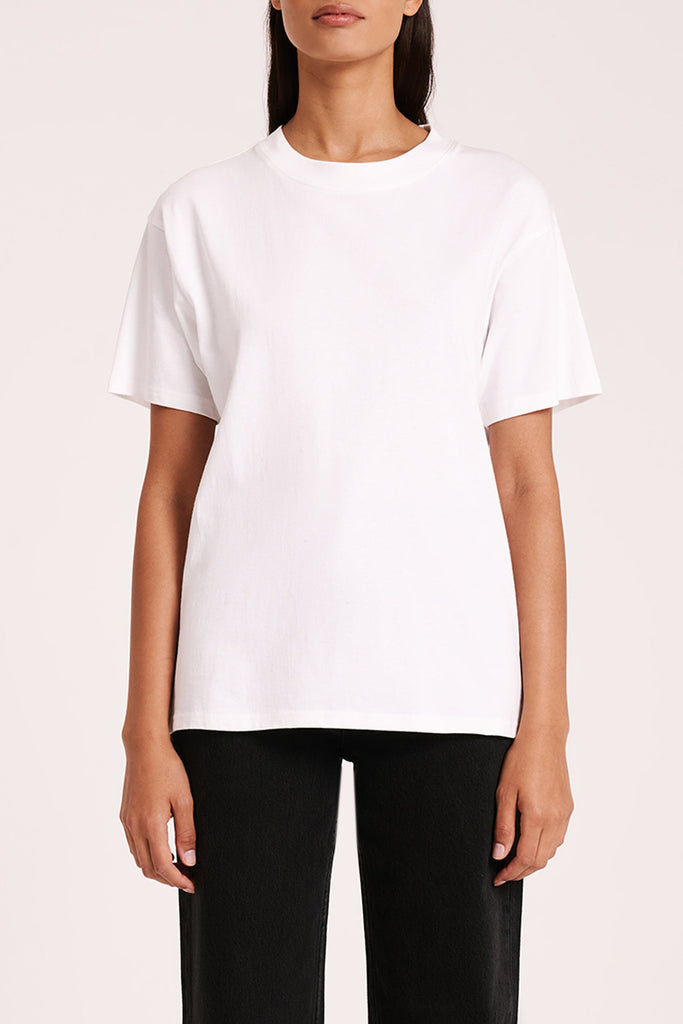 ORGANIC BOYFRIEND TEE | WHITE