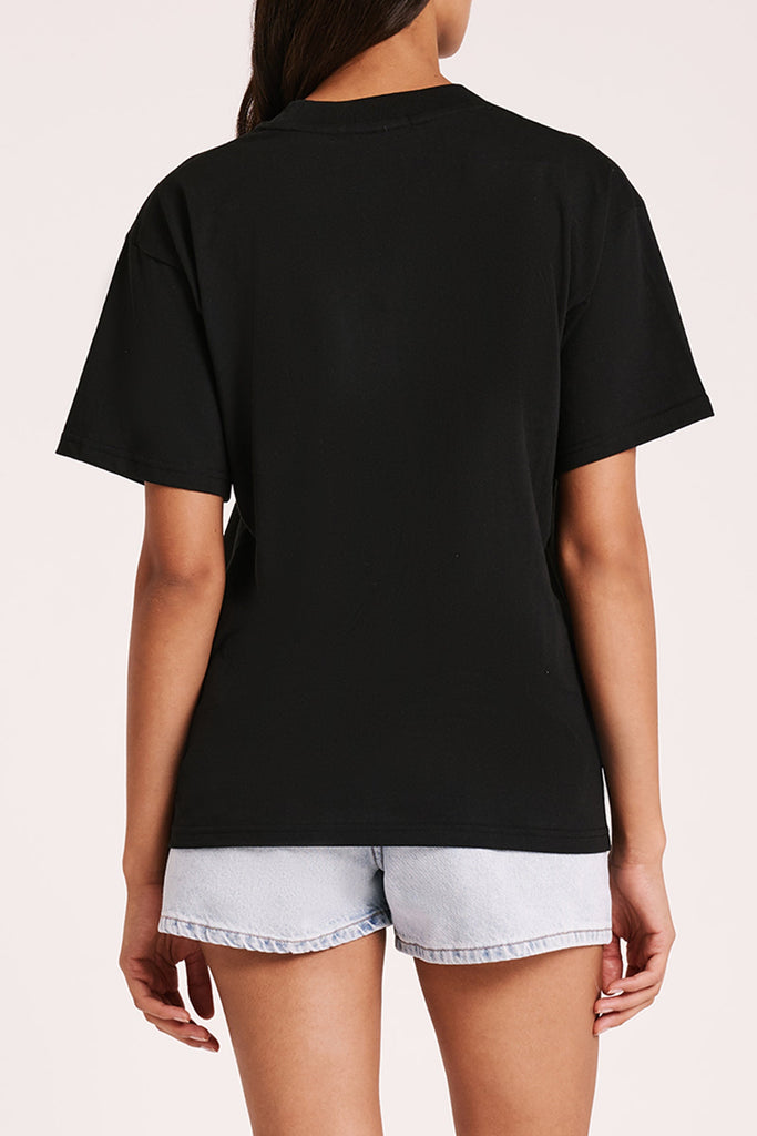 ORGANIC BOYFRIEND TEE | BLACK