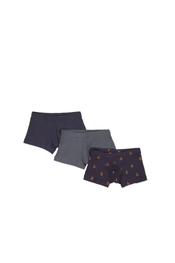 Organic Cotton 3PK Trunk | Lava/Constellation/Fox Cubs Constellation