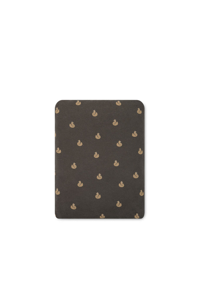 Organic Cotton Cot Sheet | Fox Cubs Wolf