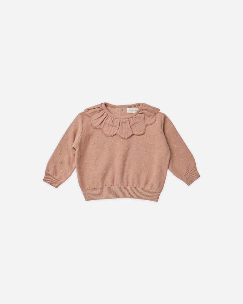Petal Knit Sweater || Rose
