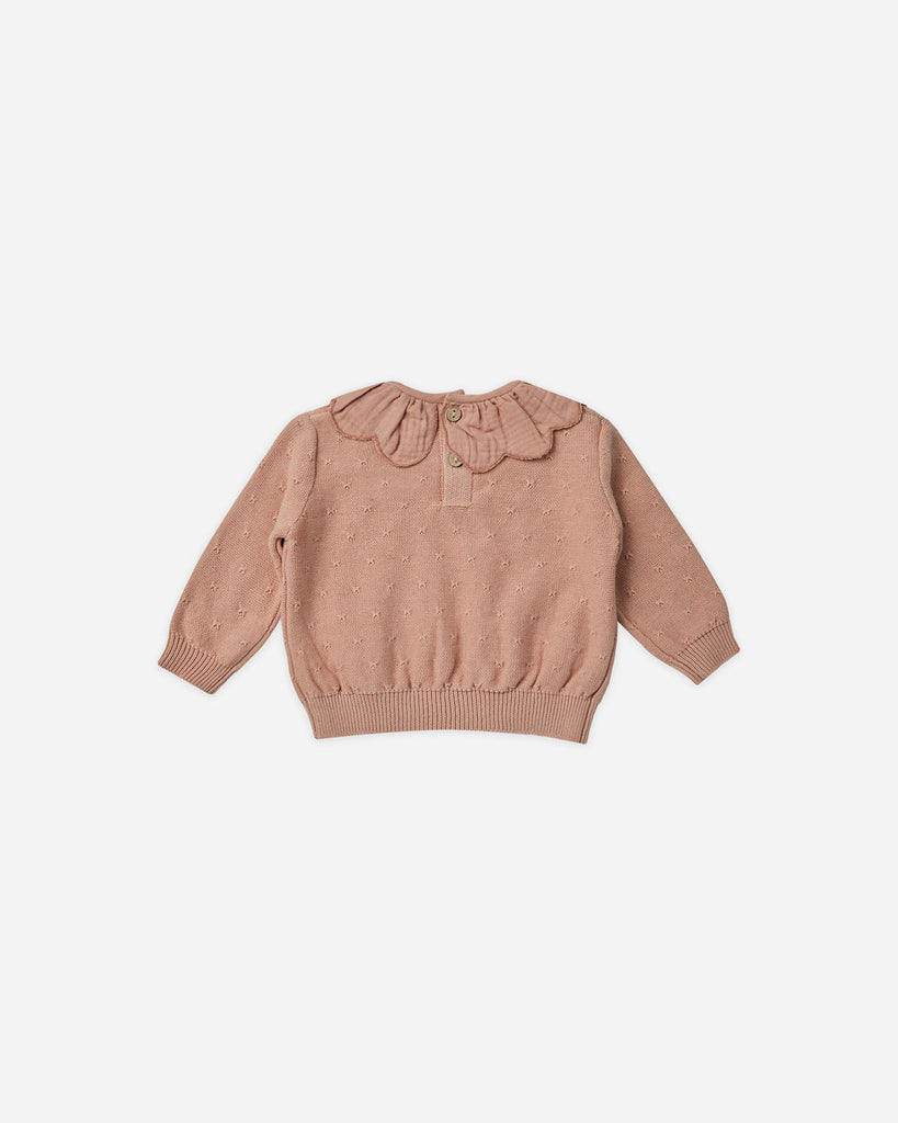 Petal Knit Sweater || Rose