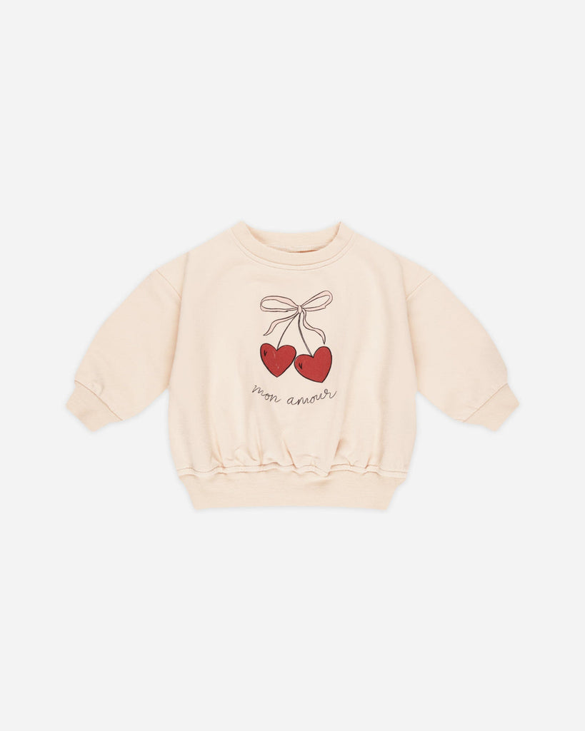 Relaxed Fleece Sweatshirt | Mon Amour