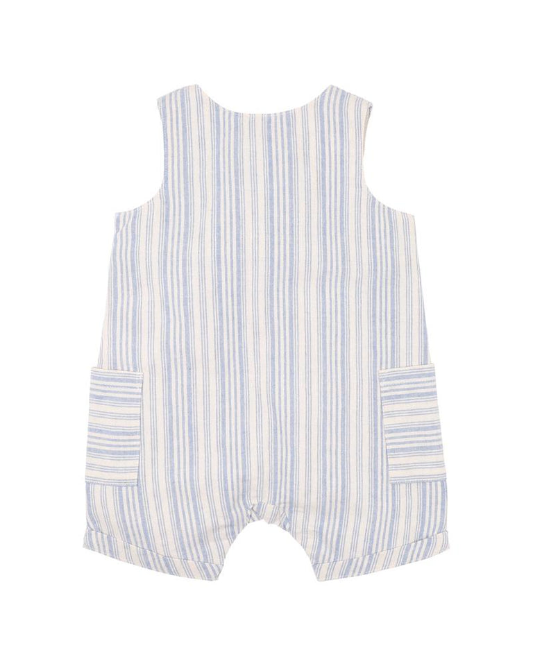 PUFFIN STRIPE ROMPER