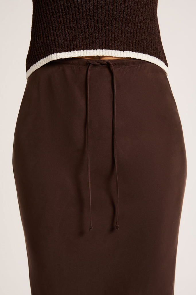 Lea Cupro Skirt | Raisin