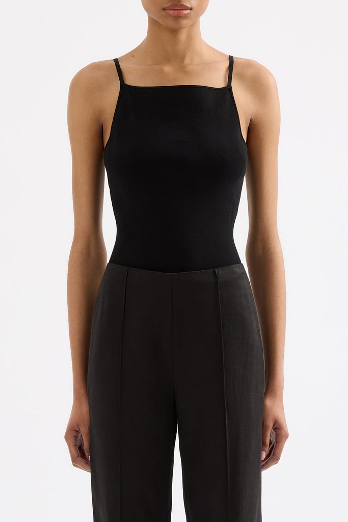 Amory Knit Cami | Black