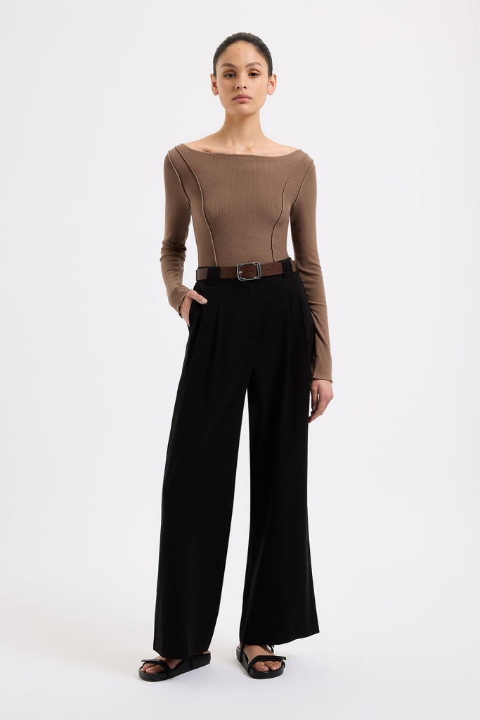 PETRA TAILORED PANT | BLACK