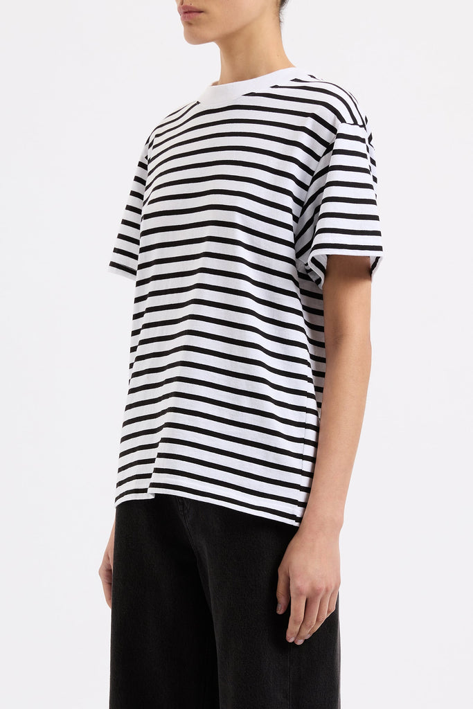 Organic Boyfriend Tee | Stripe