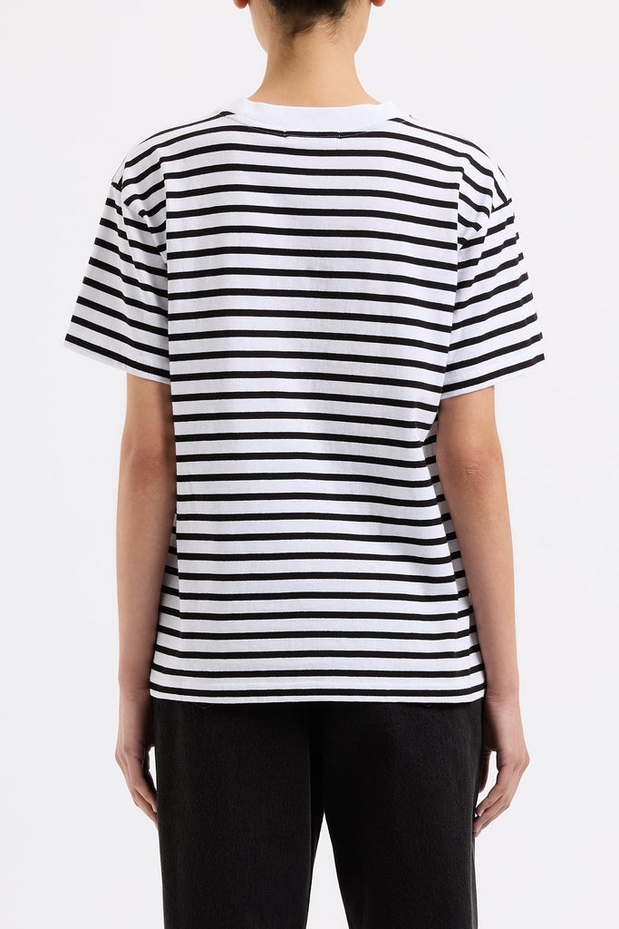 Organic Boyfriend Tee | Stripe