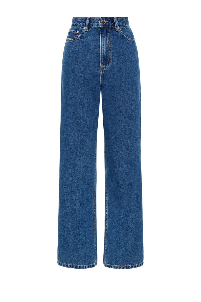 Organic Relaxed Leg Jean | Vintage Blue