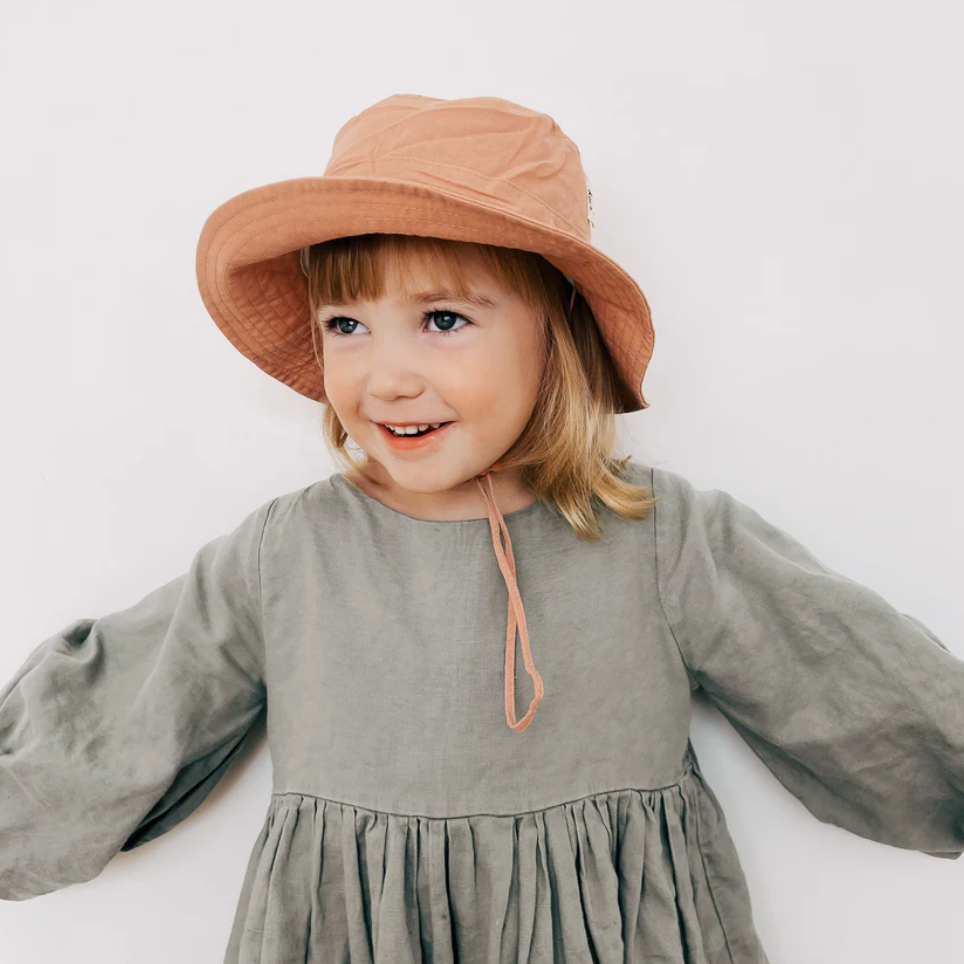 COTTON SUN HAT | DUSTY ROSE