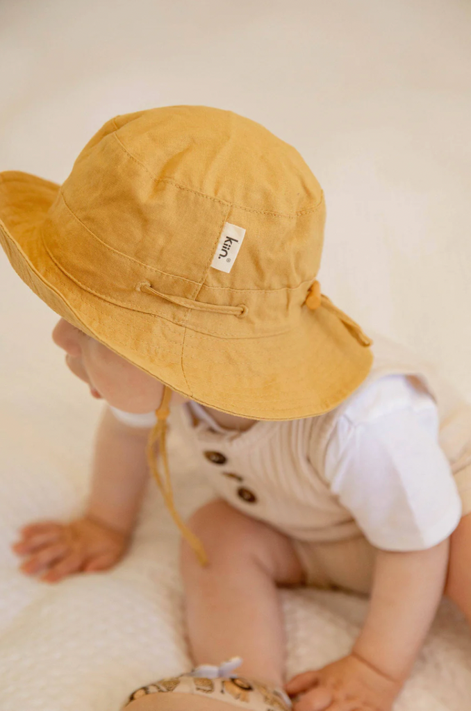 COTTON SUN HAT | GOLDEN TAN