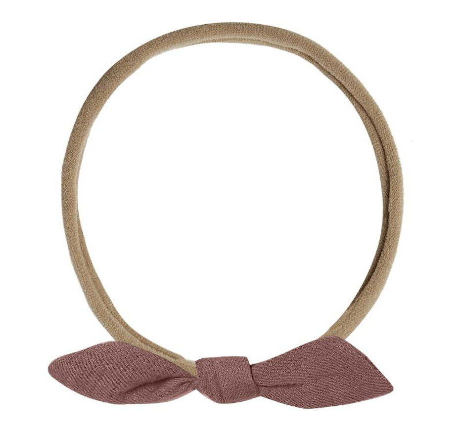 little knot headband || plum