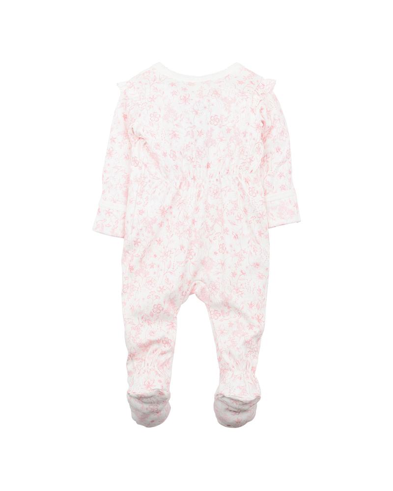 EVIE TOILE PRINT LS ONESIE