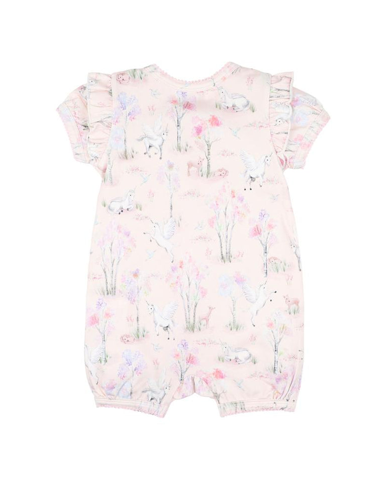 FLORENCE PRINT SS ZIP ROMPER