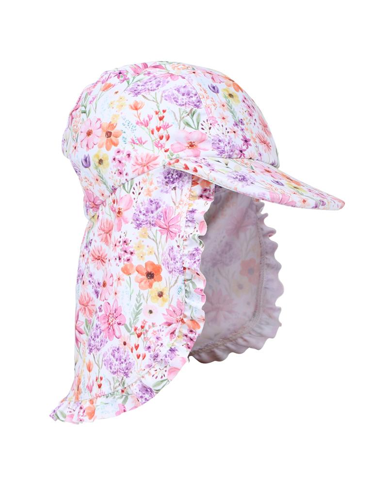 NADIA PRINT SUN FLAP HAT