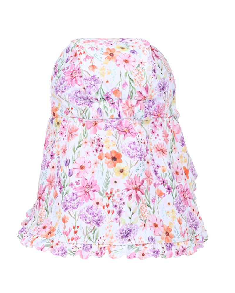 NADIA PRINT SUN FLAP HAT