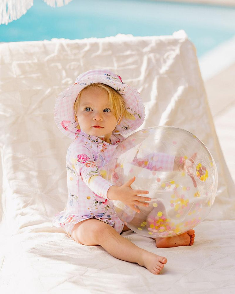 CONNIE PRINT LS SUNSUIT