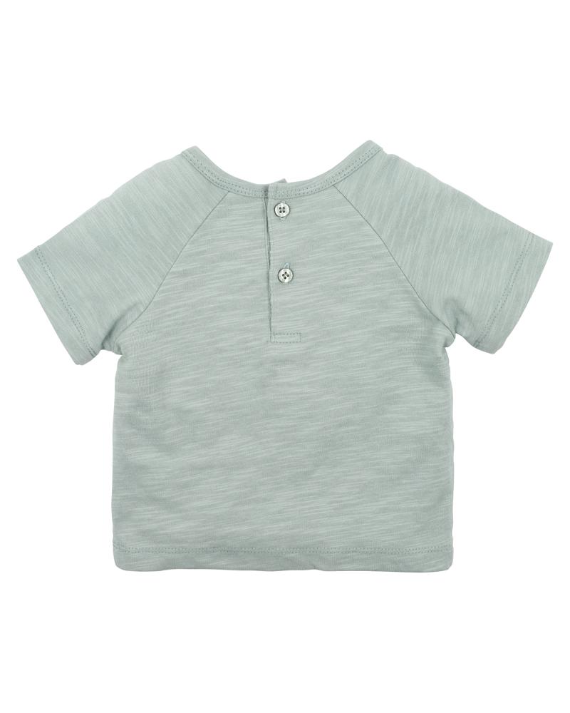 MILO BOUCLE MONKEY TEE - SAGE