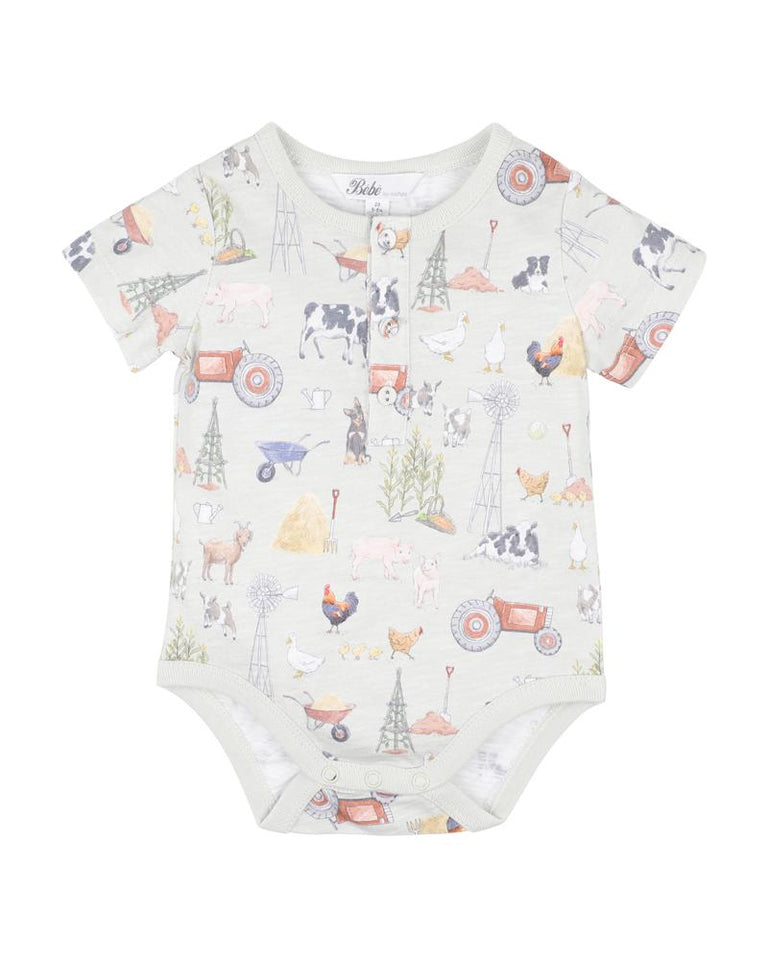 CHESTER PRINT BODYSUIT