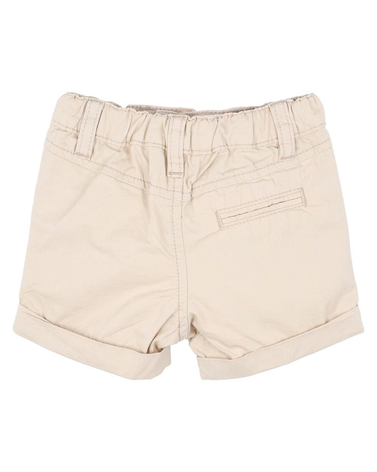 BEIGE POCKET SHORTS