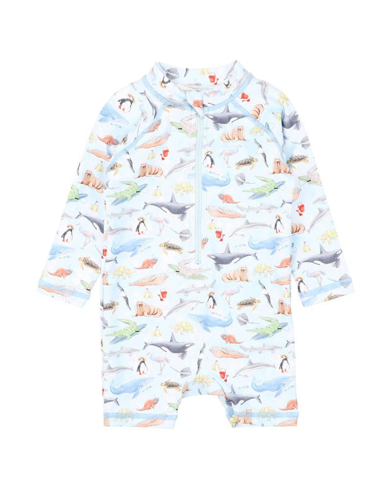 MARCO PRINT LS RASH SUIT