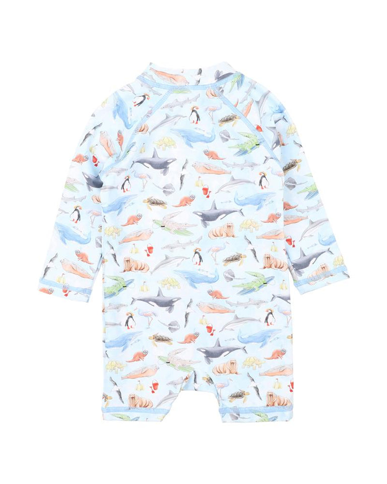 MARCO PRINT LS RASH SUIT