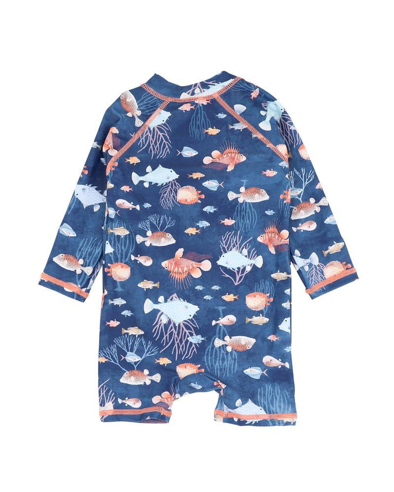 AIDEN PRINT LS RASH SUIT