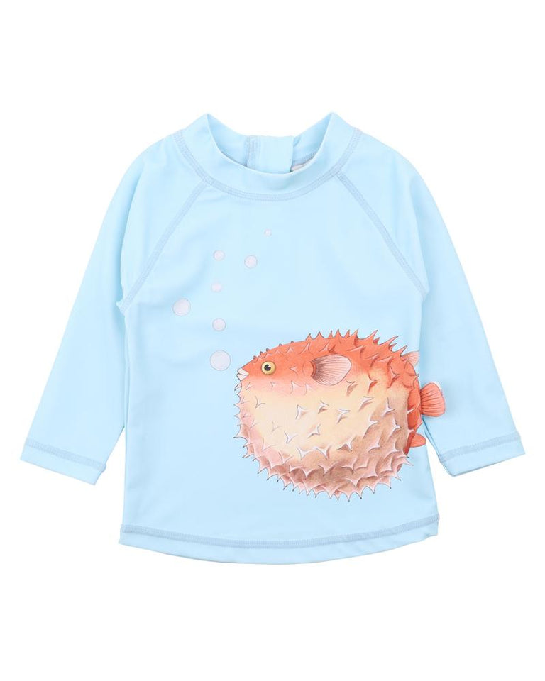 AIDEN 3D FISH RASH TOP