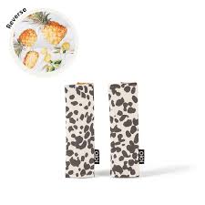 Reversible Pram Harness Cover Set | Leopard/Pineapple