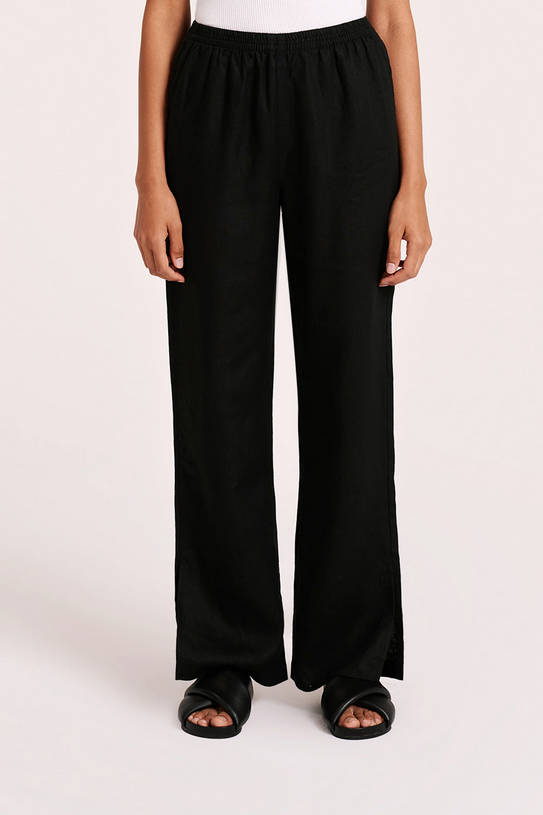 Desi Linen Pant | Black