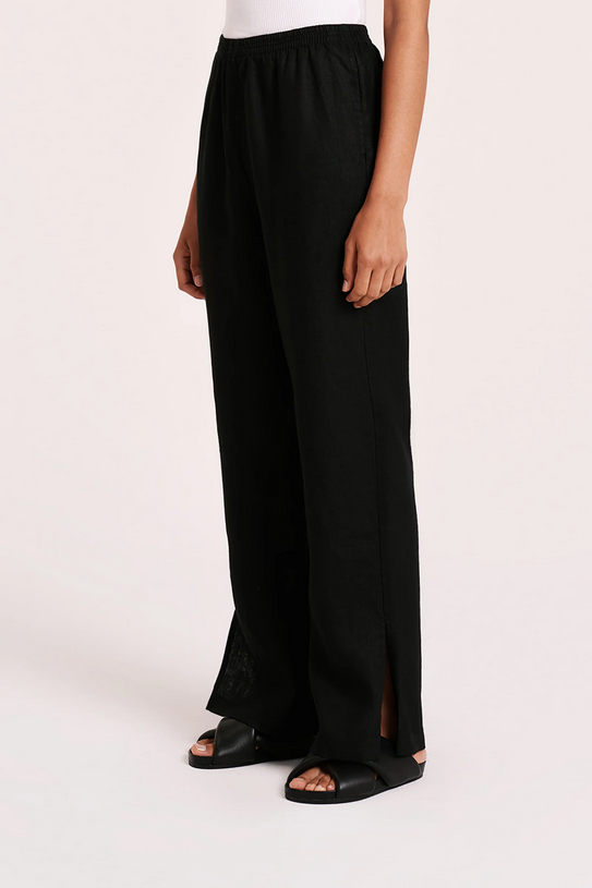 Desi Linen Pant | Black